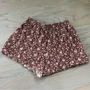 Rylee + Cru floral shorts